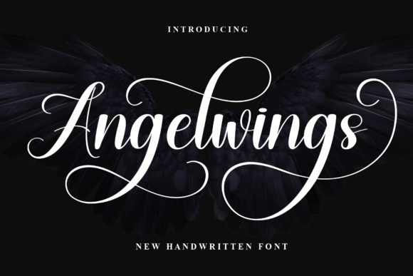 Angelwings: A Sweet Handwritten Font for Crafters and Sellers