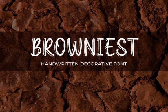 Browniest: A Sweet Handwritten Font for Crafters and Sellers