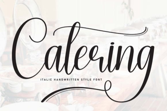 Catering: A Sweet Handwritten Font for Marketers