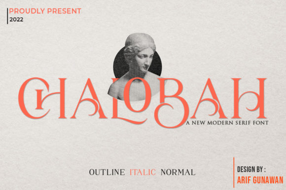 Chalobah: A Versatile Serif Font for Crafters