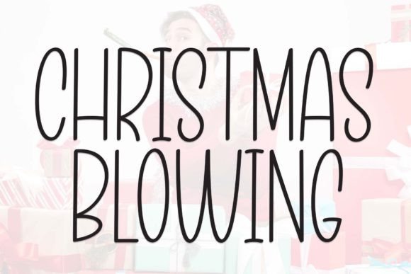 Christmas Blowing: A Sweet Handwritten Font for Branding