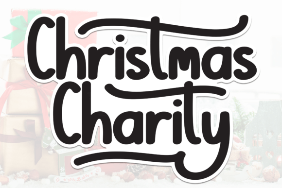Christmas Charity: A Sweet Handwritten Font for Business Branding