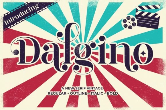 Dalgino: A Refined Serif Font for Editorial Design