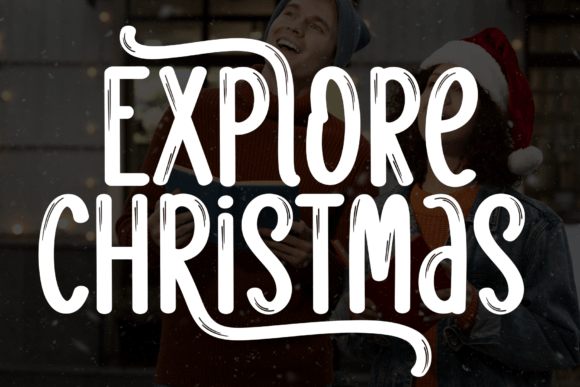 Explore Christmas: A Sweet Handwritten Font for Digital Branding
