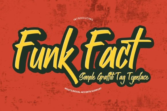 Funk Fact: A Graffiti Display Font for Web Design