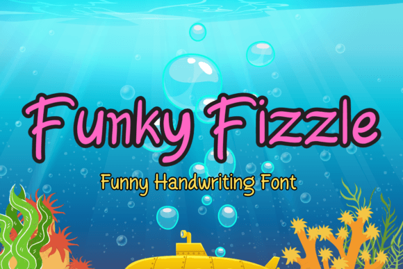 Funky Fizzle: A Handcrafted Font for Editorial Charm and Creative Identity