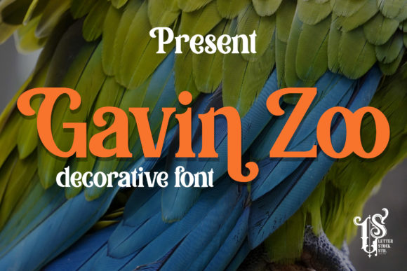 Gavin Zoo: A Handcrafted Decorative Font for Brands