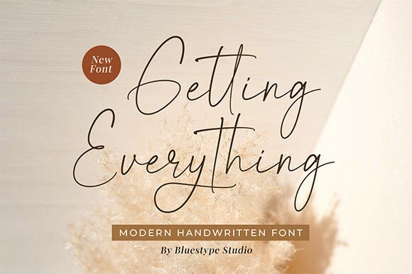 Getting Everything: The Handwritten Font That Elevates Campaign Visuals