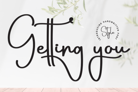 Getting You: A Sweet Handwritten Font for Crafters and Makers