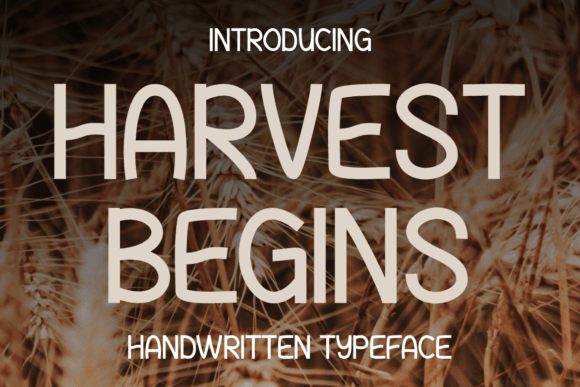 Harvest Begins: A Script Handwritten Font for Warm, Nostalgic Branding