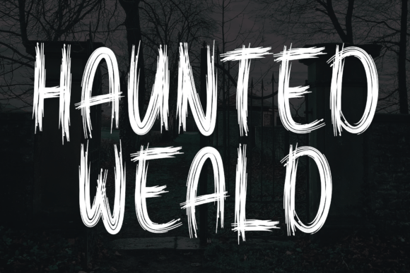 Haunted Weald: A Sweet Handwritten Font Review