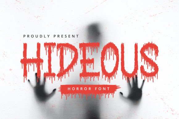 Hideous: A Horror Decorative Font for Campaigns