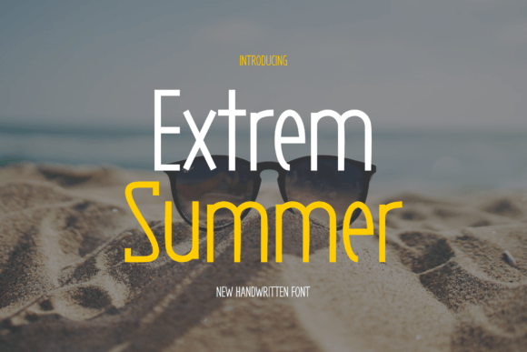 How Extrem Summer Font Transformed My Bakery Branding
