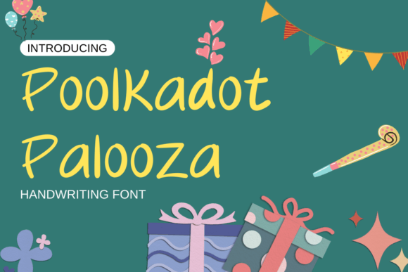 Poolkadot Palooza: A Handwritten Font for Business Branding