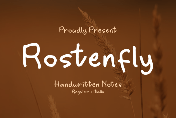 Rostenfly: A Sweet Handwritten Font for Branding