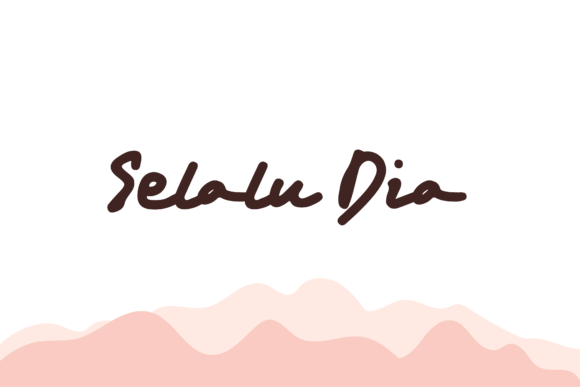 Selalu Dia: A Sweet Handwritten Font for Creative Projects