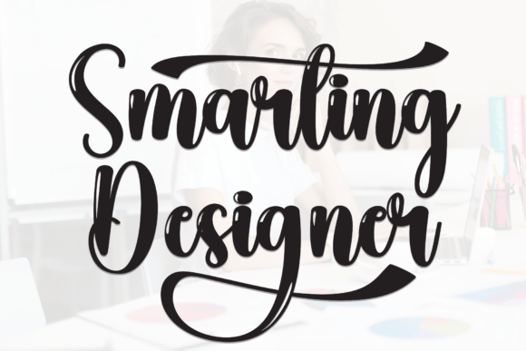 Smarting Designer: A Sweet Handwritten Font for Makers