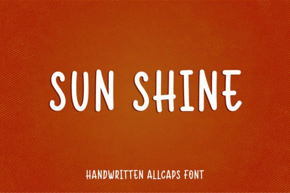 Sun Shine: A Sweet Handwritten Font for Business Branding