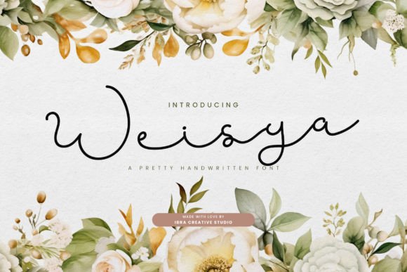 Weisya: A Charming Handwritten Font for Elegant Branding